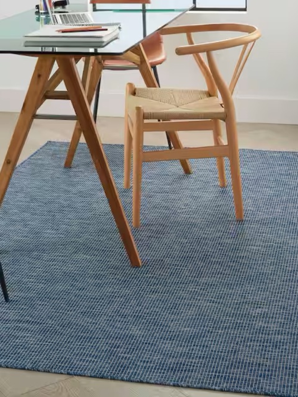 Nourison Positano Indoor/Outdoor Rug - Navy Blue